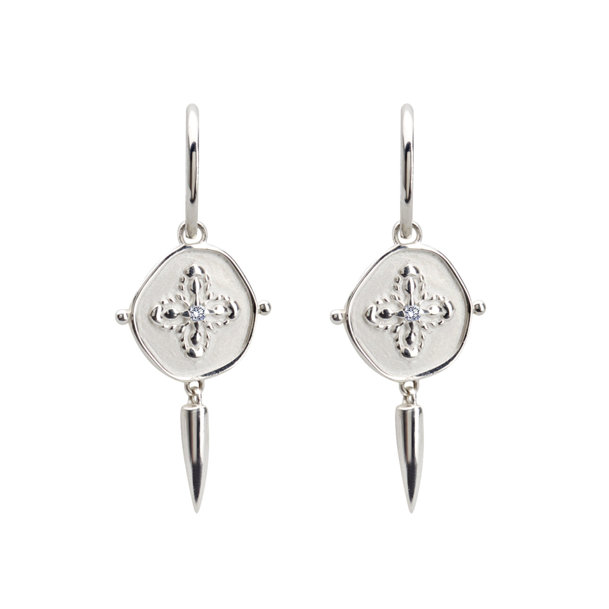 Murkani | Sahara Dagger Earrings | Sterling Silver