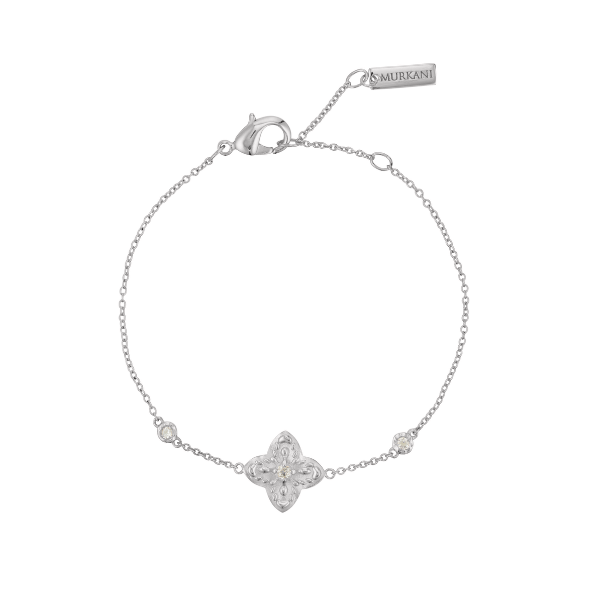 Murkani | Sahara Floral Bracelet | Sterling Silver
