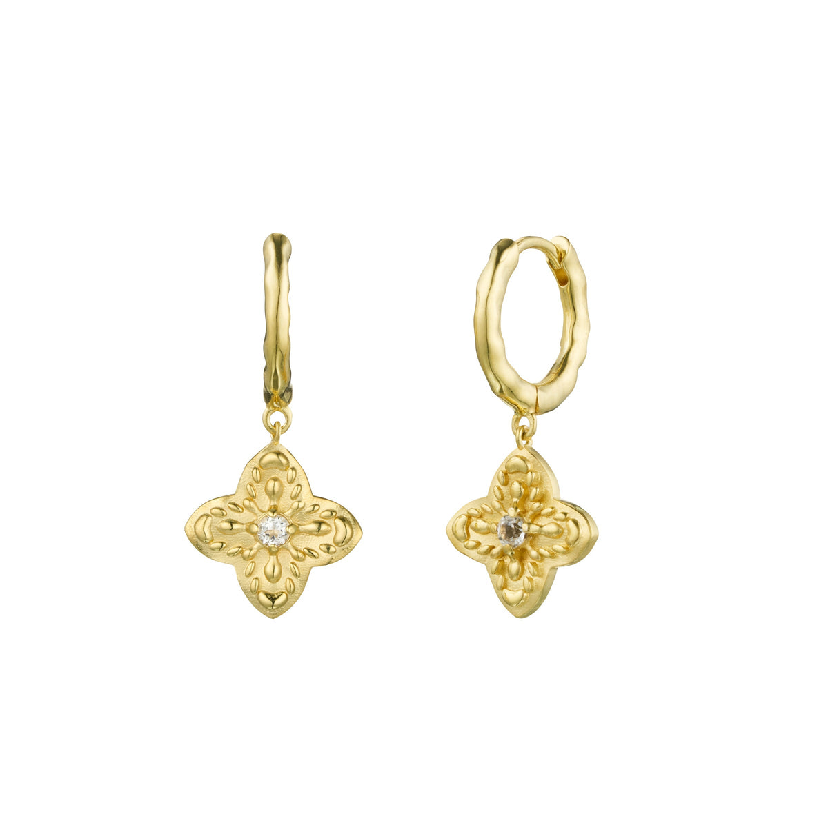 Murkani | Sahara Huggie | 18KT Yellow Gold Plate
