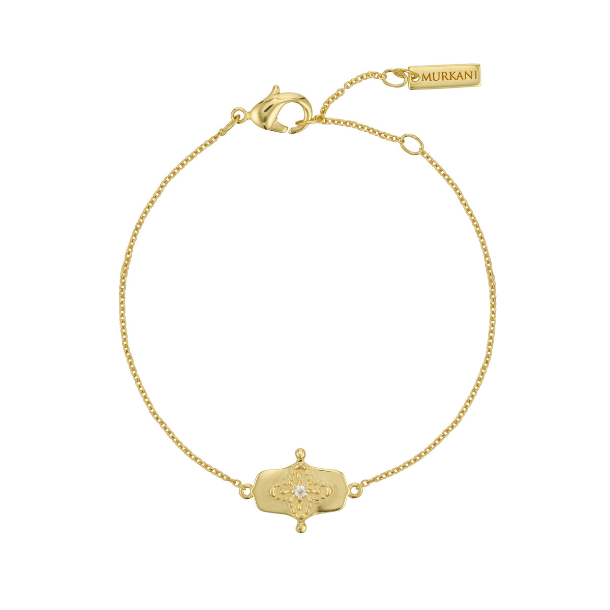 Murkani | Sahara Shield Bracelet | 18KT Yellow Gold Plate