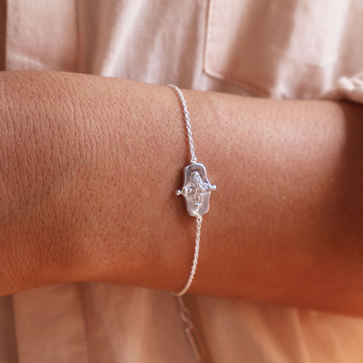 Murkani | Sahara Shield Bracelet | Sterling Silver