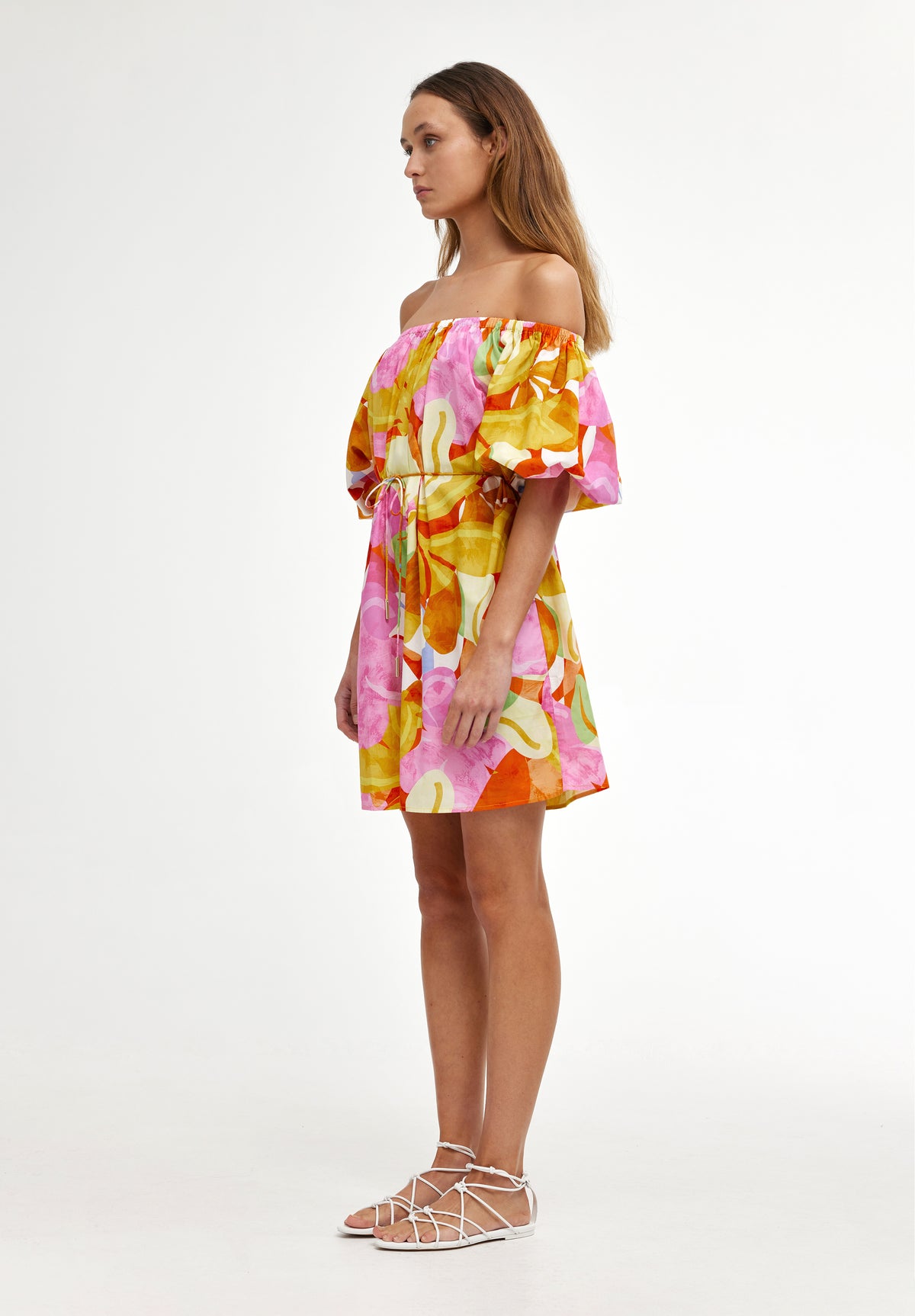 Olympia Mini Dress - Capri Abstract