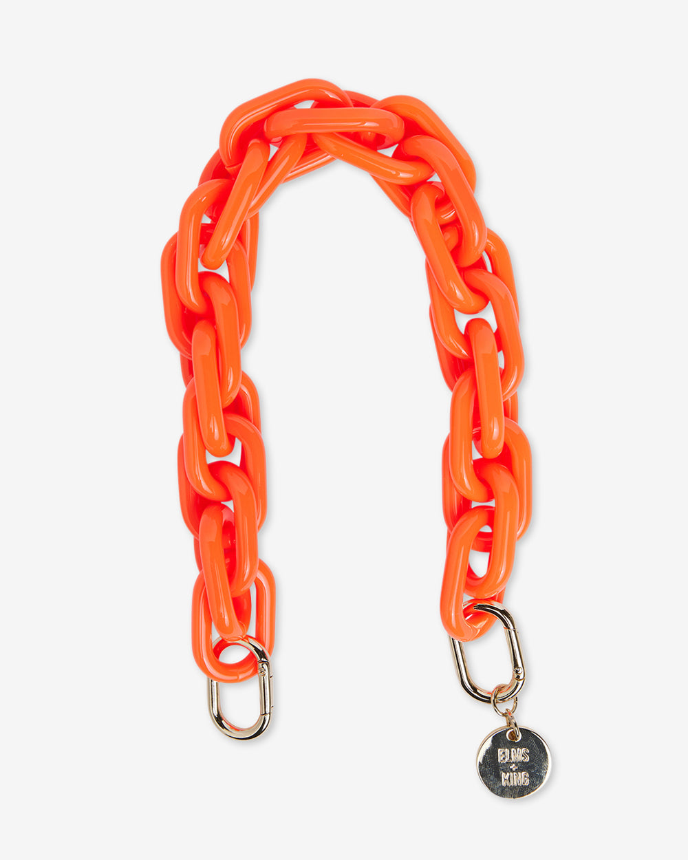 Acrylic Chain Strap - Orange