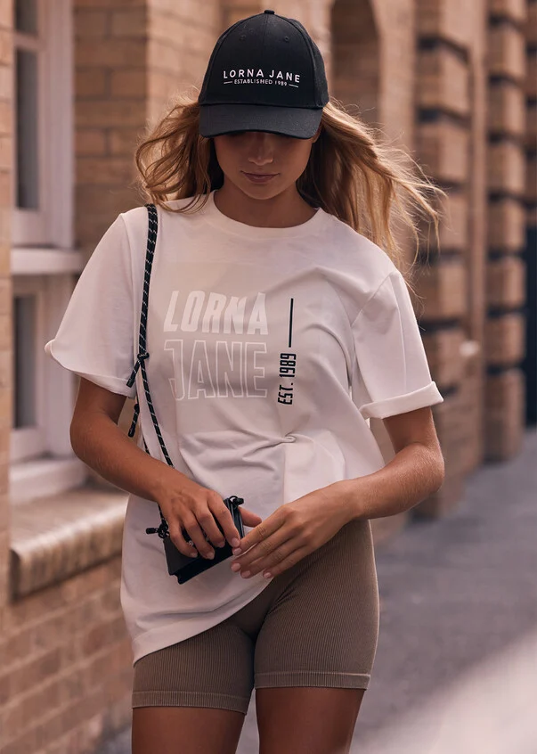 Lorna jane sales denim shorts