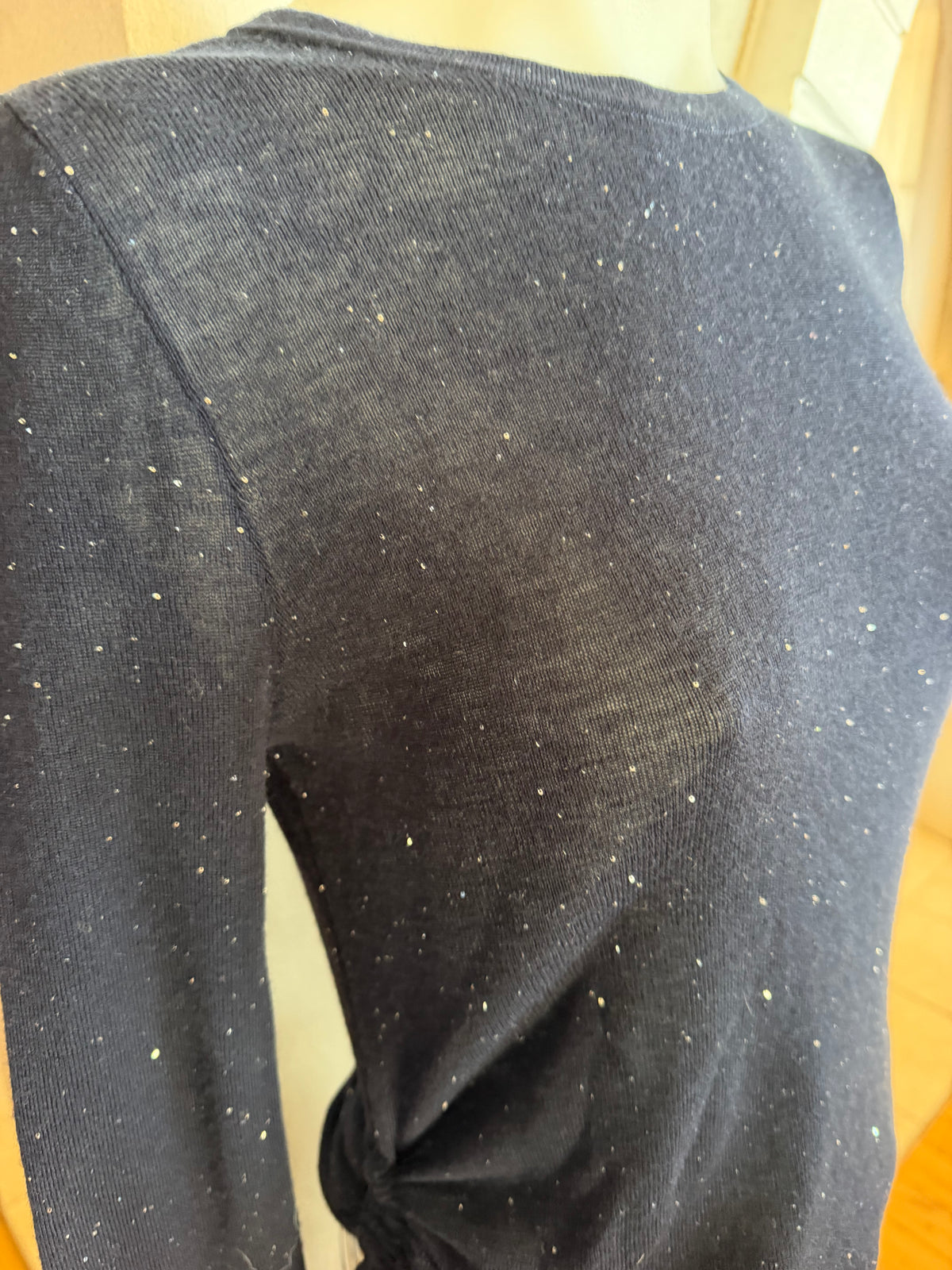 GDS Sale | Camila Lurex Wool Sweater | Navy