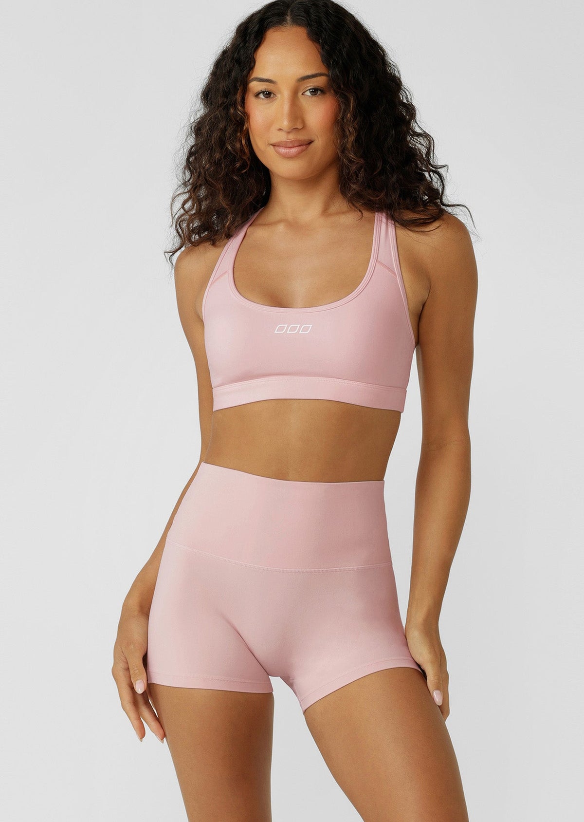 Lorna Jane | LJ Iconic Racerback Sports Bra | Enchanted Pink