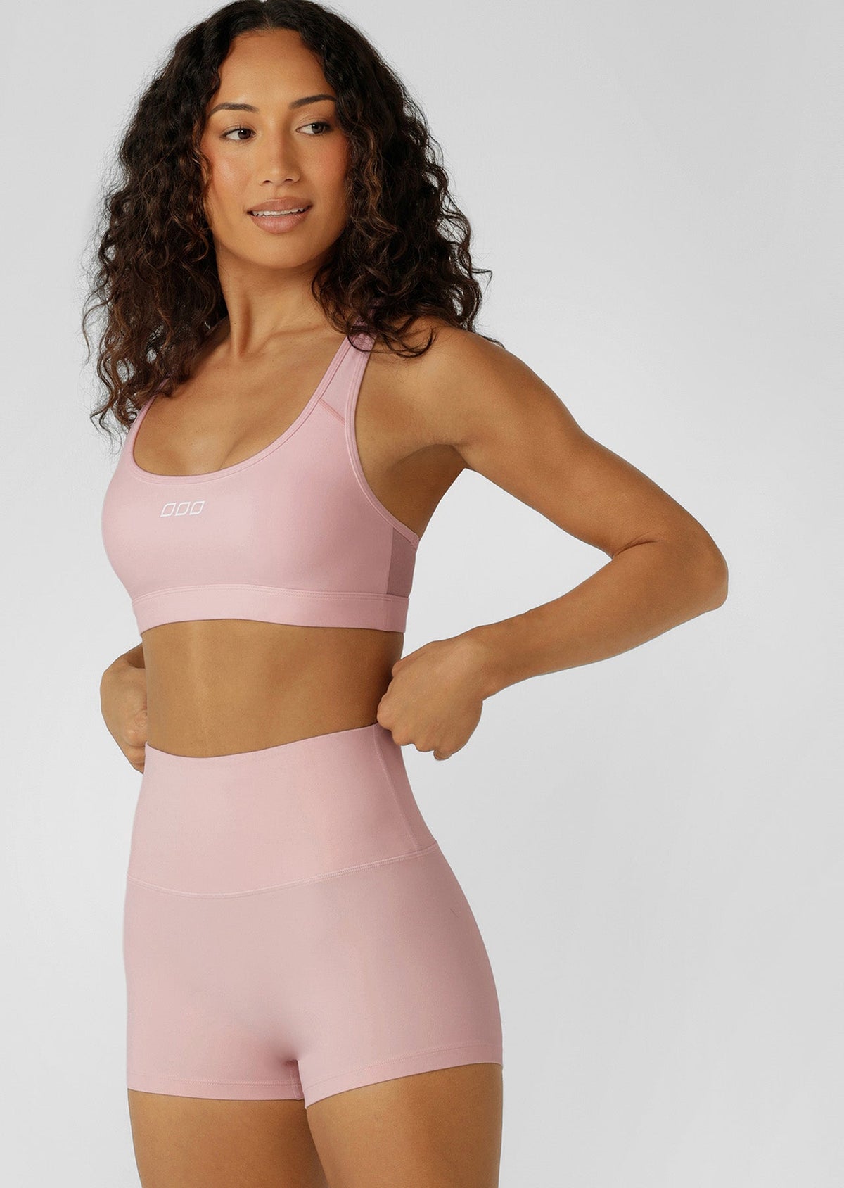 Lorna Jane | LJ Iconic Racerback Sports Bra | Enchanted Pink