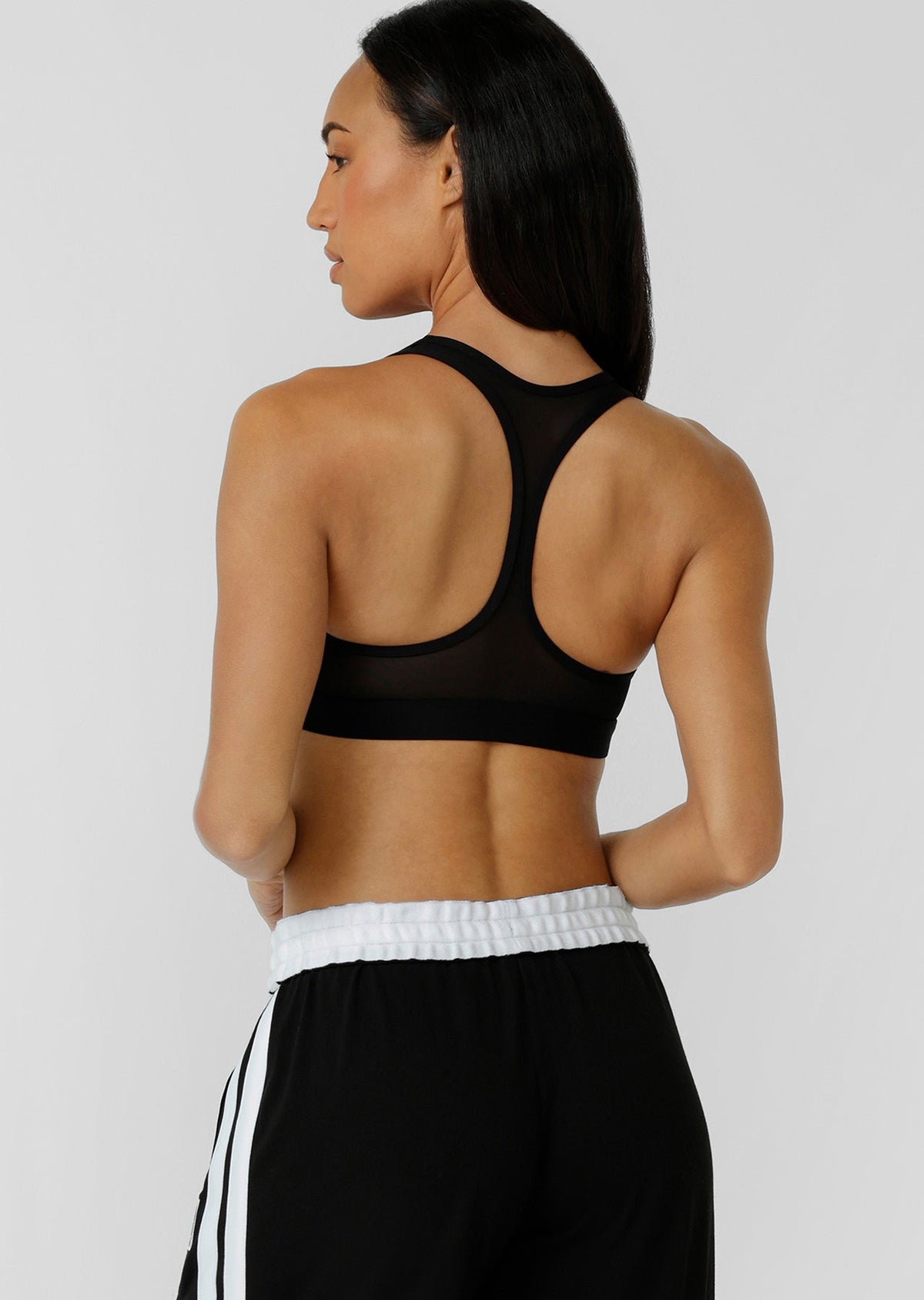 Lorna Jane | LJ Iconic Racerback Sports Bra | Recycled Black