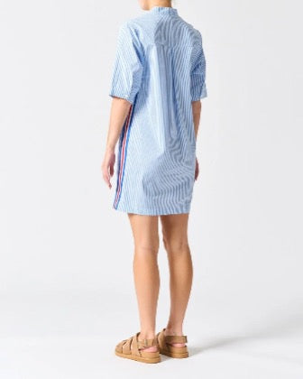 Walnut | Whitsundays Dress | Blue Stripe