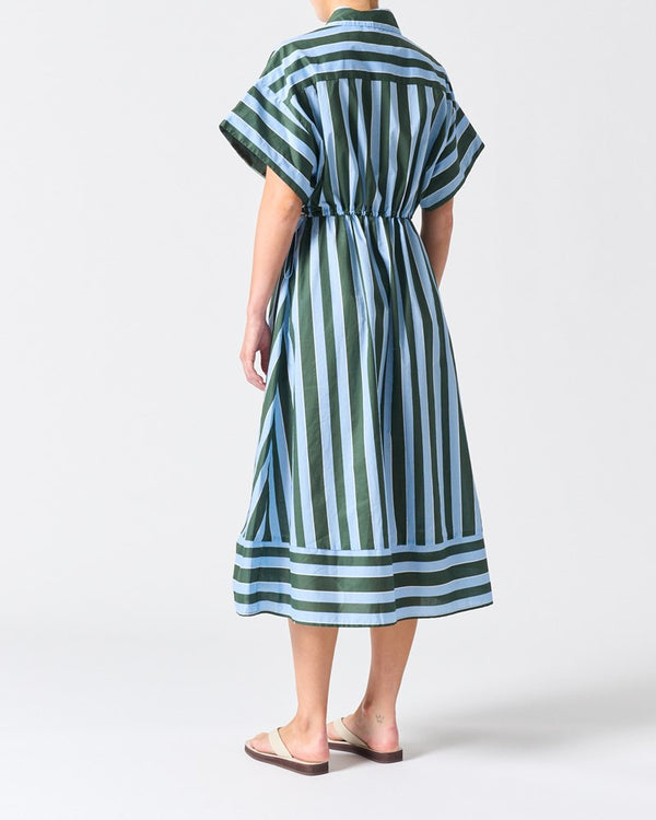 Walnut | Santiago Dress | Wide Stripe